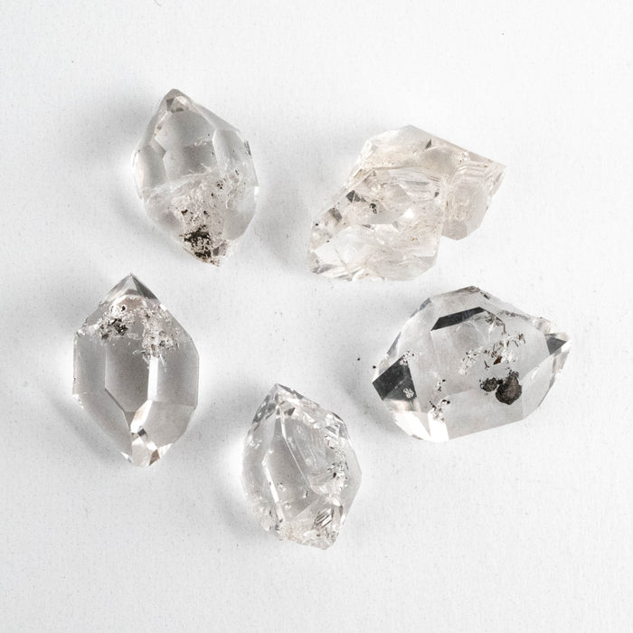 Herkimer Diamond Quartz Crystals Lot 10.17 g 14-17mm A