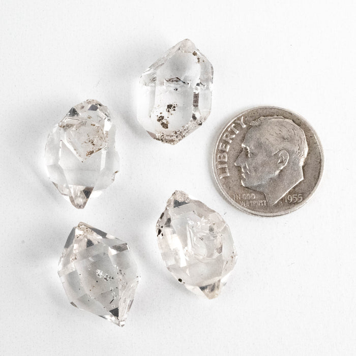 Herkimer Diamond Quartz Crystals Lot 8.38 g 16-17mm A/A+