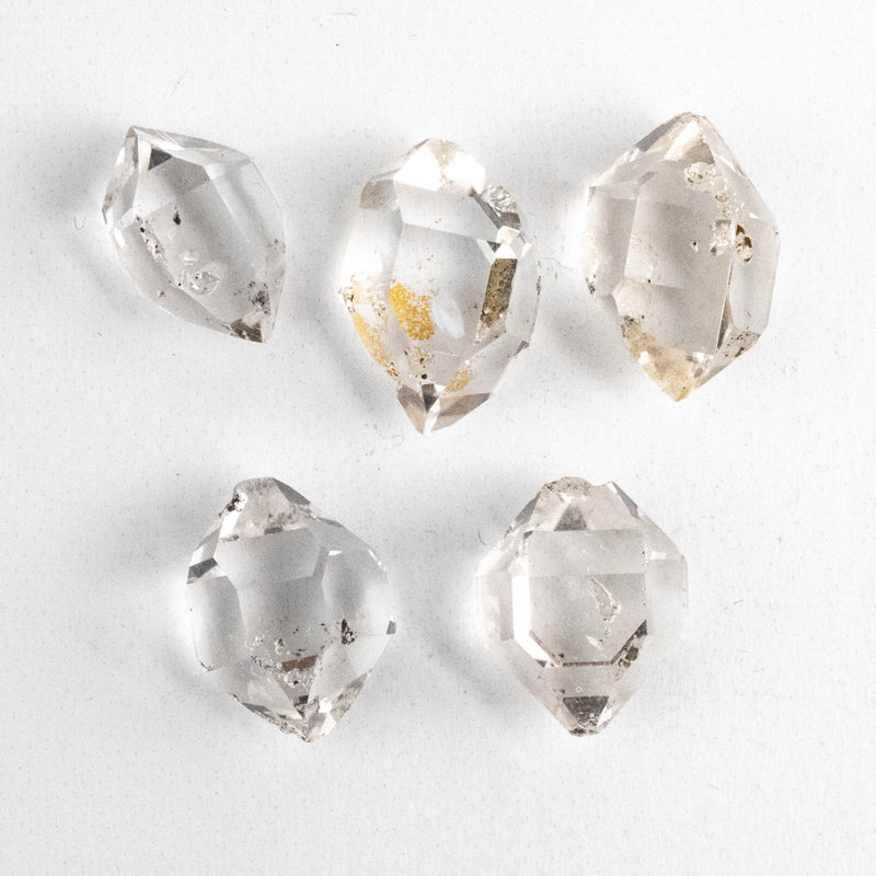 Herkimer Diamond Quartz Crystals Lot 7.45 g 14-16mm A/A+ - InnerVision Crystals