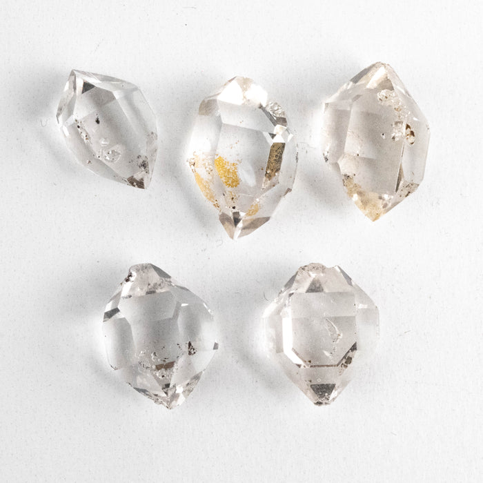 Herkimer Diamond Quartz Crystals Lot 7.45 g 14-16mm A/A+