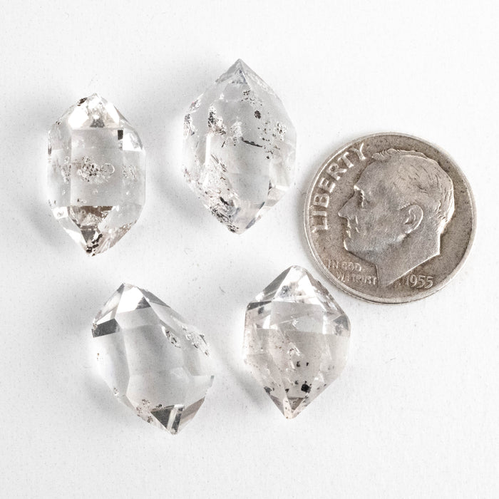 Herkimer Diamond Quartz Crystals Lot 7.08 g 15-18mm A/A+