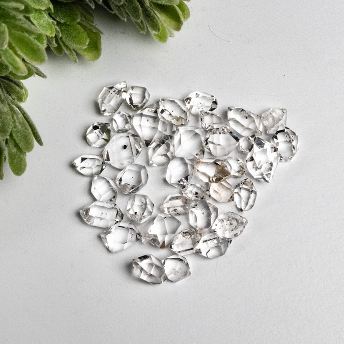 Herkimer Diamond Quartz Crystals 10 g 6mm - 9mm A+/AA Grade WHOLESALE LOT