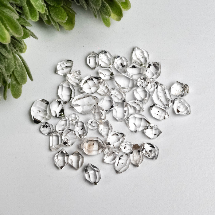 Herkimer Diamond Quartz Crystals 10 g 6mm - 9mm A+/AA Grade WHOLESALE LOT