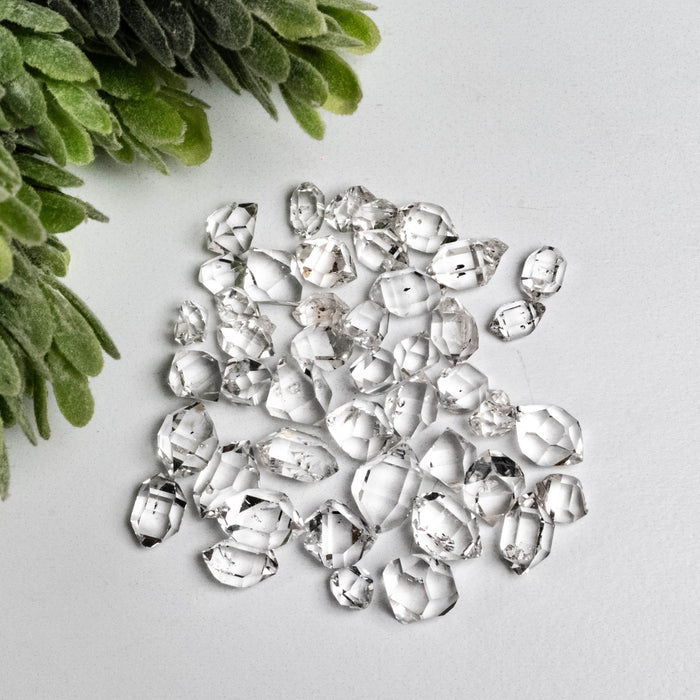 Herkimer Diamond Quartz Crystals 10 g 6mm - 9mm A+/AA Grade WHOLESALE LOT