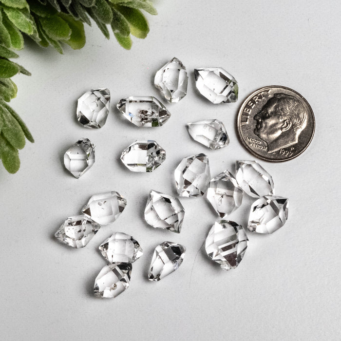 Herkimer Diamond Quartz Crystals 10 g 10mm - 12mm A+/AA Grade WHOLESALE LOT