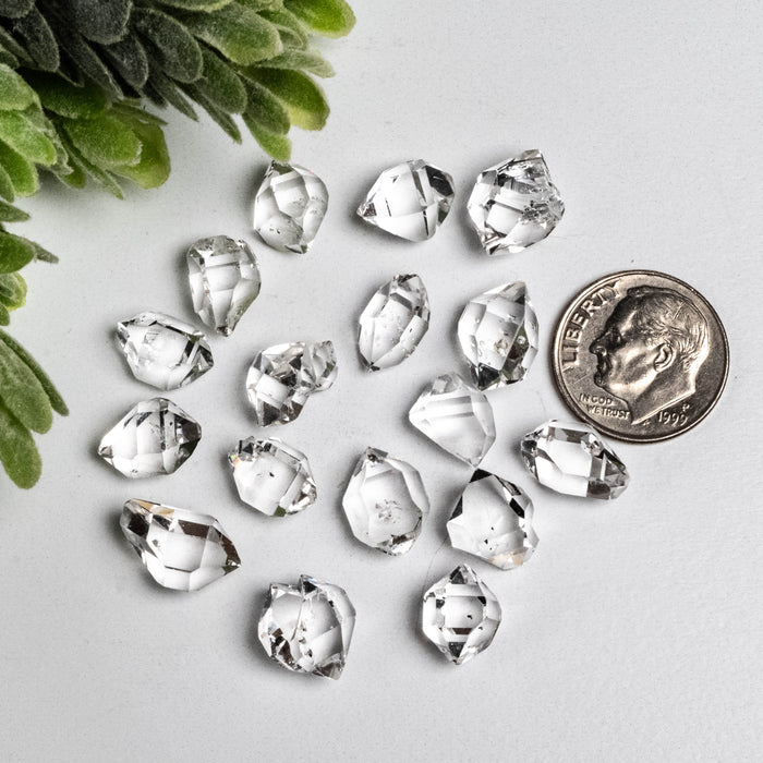 Herkimer Diamond Quartz Crystals 10 g 10mm - 12mm A+/AA Grade WHOLESALE LOT