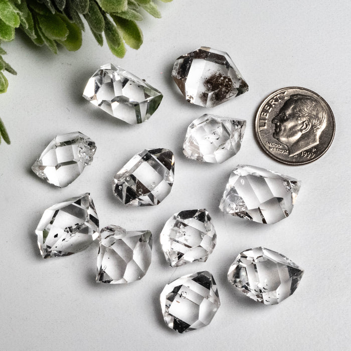 Herkimer Diamond Quartz Crystals 23 g 14mm - 18mm A+ grade WHOLESALE LOT