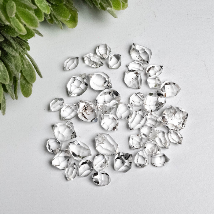Herkimer Diamond Quartz Crystals 10 g 6mm - 9mm A+/AA Grade WHOLESALE LOT