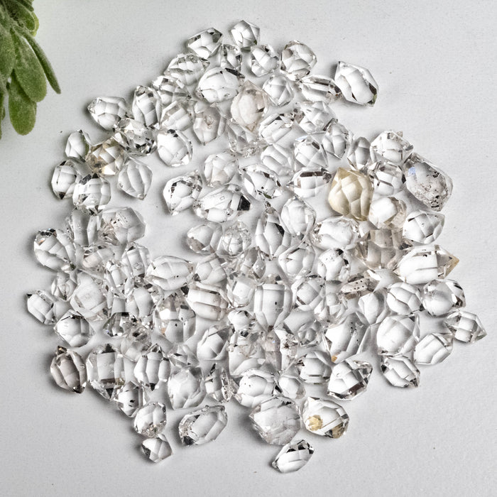 Herkimer Diamond Quartz Crystals 20 g 6mm - 9mm A+/AA Grade WHOLESALE LOT