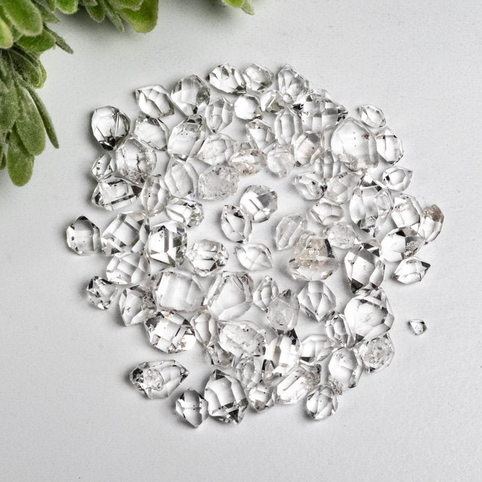 Herkimer Diamond Quartz Crystals 15 g 6mm - 9mm A+/AA Grade WHOLESALE LOT