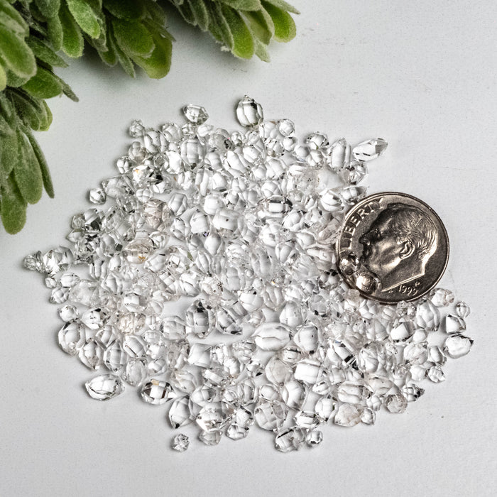 Herkimer Diamond Quartz Crystals 10 g 2mm - 6mm A+/AA Grade WHOLESALE LOT
