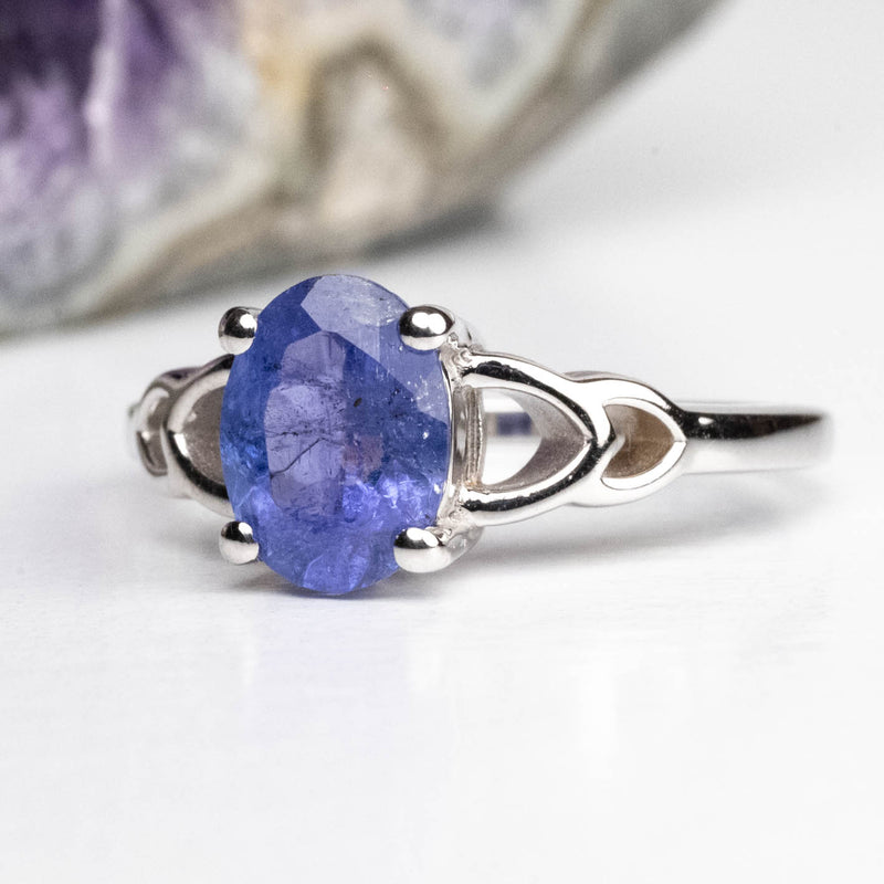 Tanzanite Ring 8x6mm | Choose Size - InnerVision Crystals