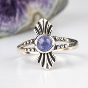 Tanzanite Ring 5mm | Choose Size - InnerVision Crystals