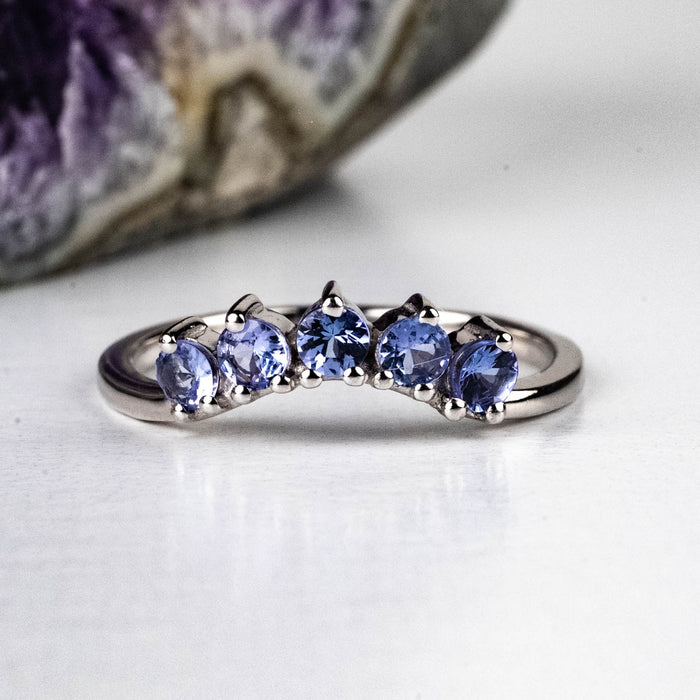 Tanzanite Ring 3mm | Choose Size
