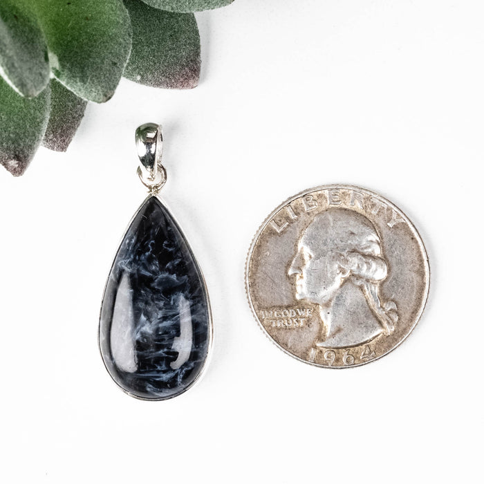 Pietersite Pendant 5.56 g 37x15mm .925 Silver