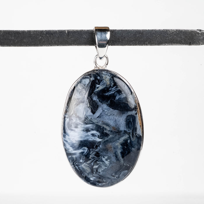 Pietersite Pendant 6.75 g 42x21mm .925 Silver