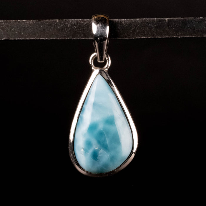Larimar Pendant 3.95 g 32x13mm .925 Silver