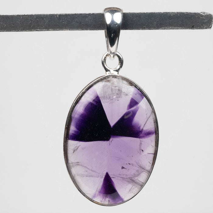 Amethyst Pendant 10.18 g 47x22mm .925 Silver