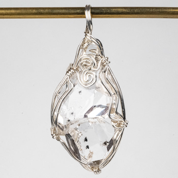 Herkimer Diamond Quartz Crystal Pendant 9.30 g 47x19mm