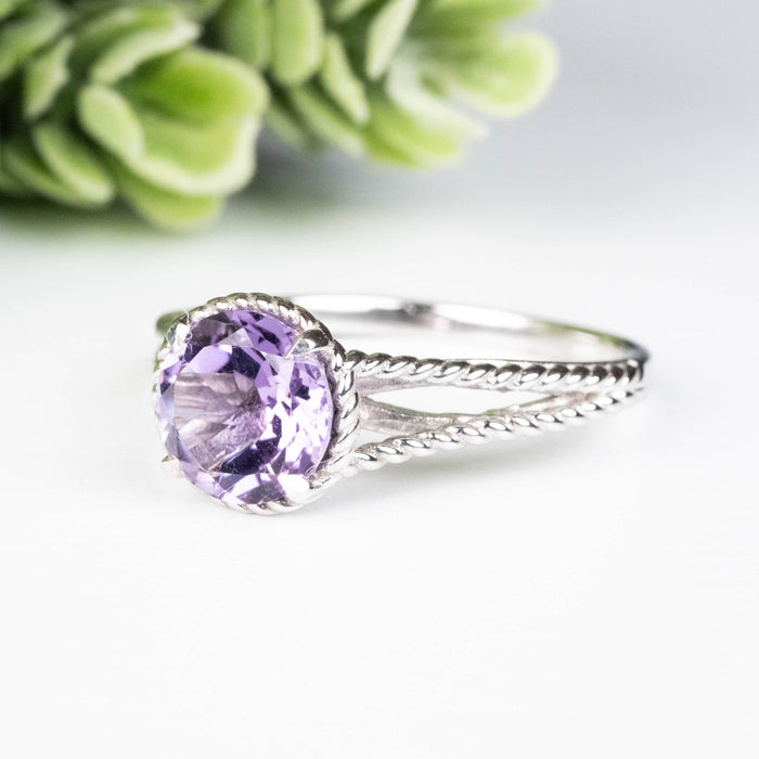 Amethyst Ring 7.85mm Size 10