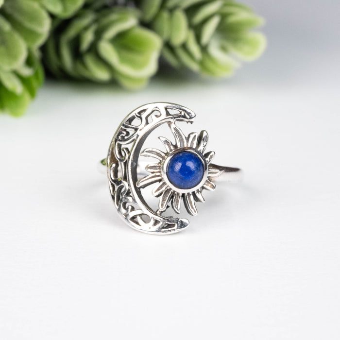 Lapis Lazuli Ring 4mm Size 5