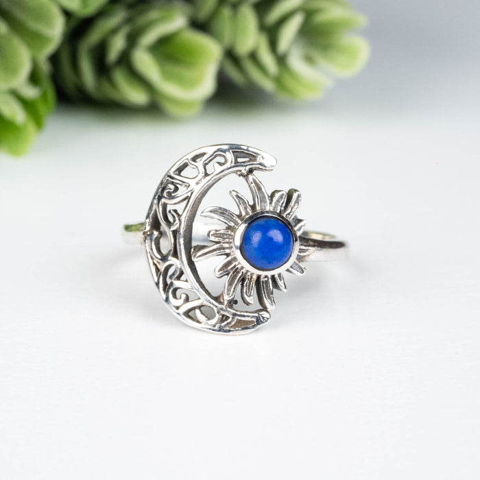 Lapis Lazuli Ring 4mm Size 7
