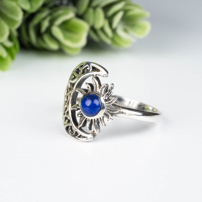 Lapis Lazuli Ring 4mm Size 8