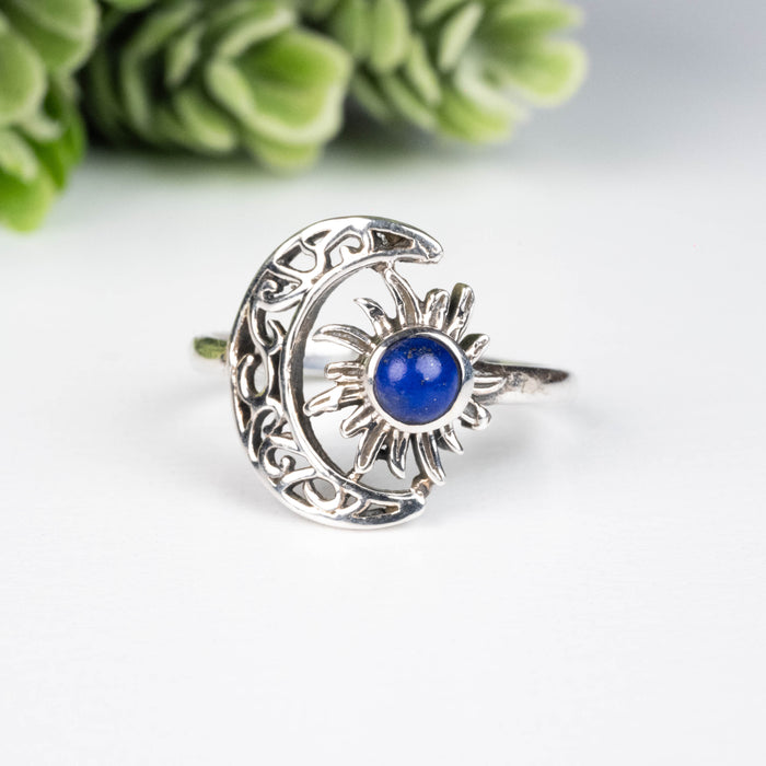 Lapis Lazuli Ring 4mm Size 8