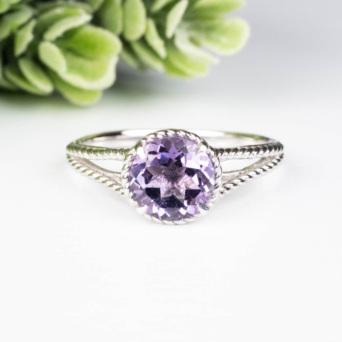 Amethyst Ring 7.85mm Size 10