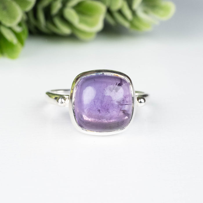 Amethyst Ring 10mm Size 7