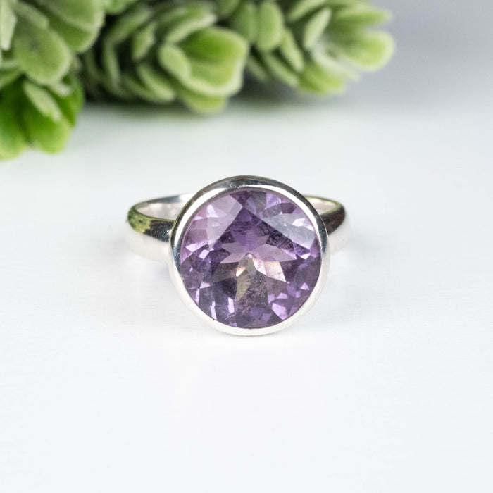 Amethyst Ring 11mm Size 7