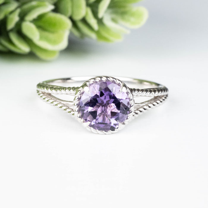 Amethyst Ring 7.85mm Size 10
