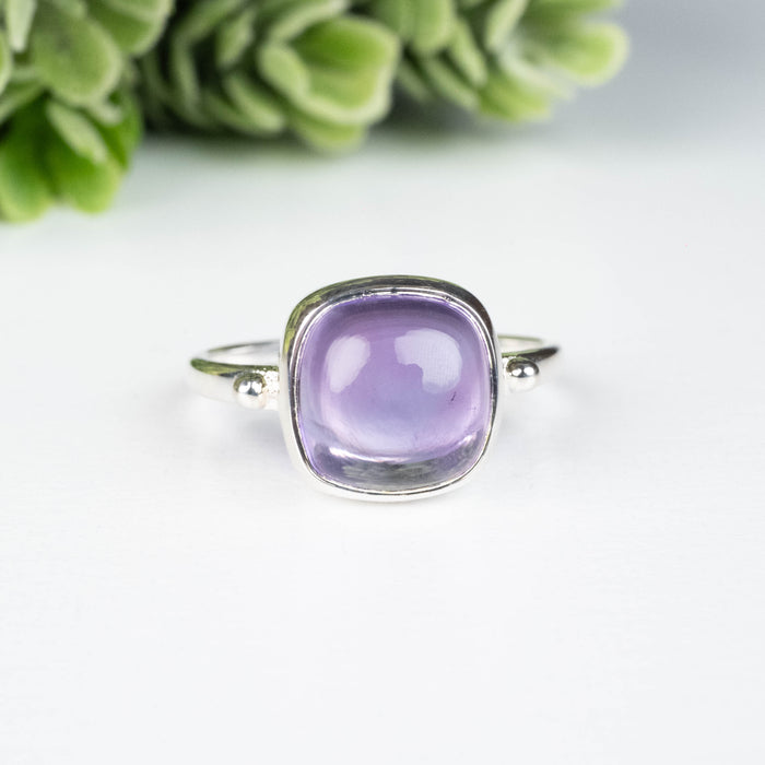 Amethyst Ring 10mm Size 8