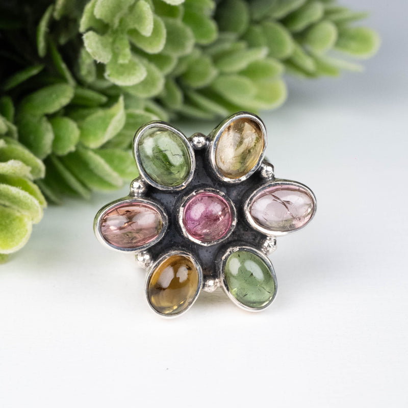 Tourmaline Ring 7.5x5mm Size 6 - InnerVision Crystals