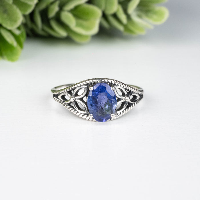 Tanzanite Ring 6.5x5mm Size 6