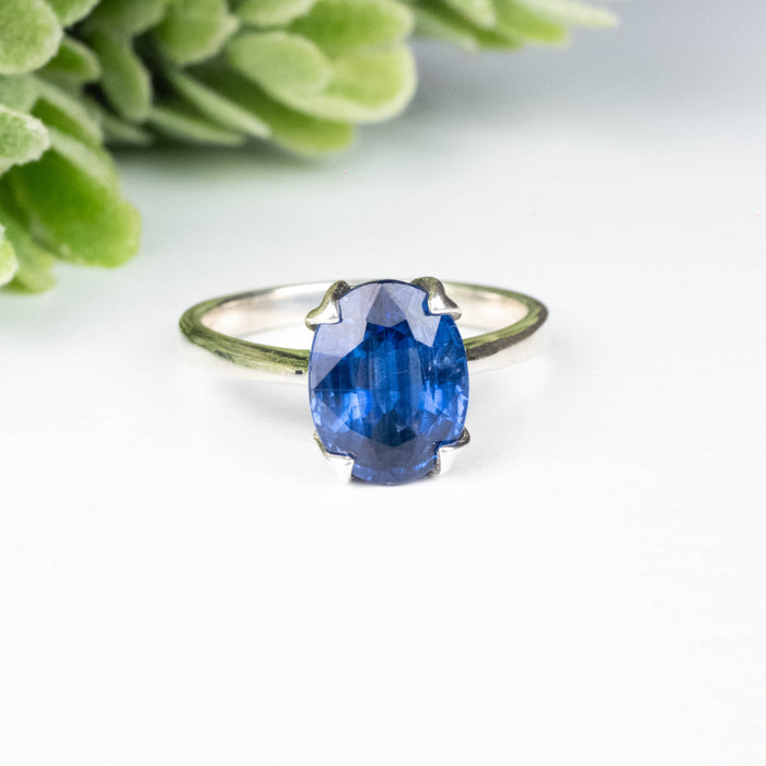 Kyanite Ring 9x7mm Size 5