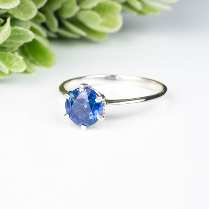 Kyanite Ring 7mm Size 9