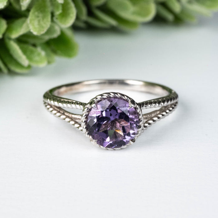 Amethyst Ring 7.85mm Size 10