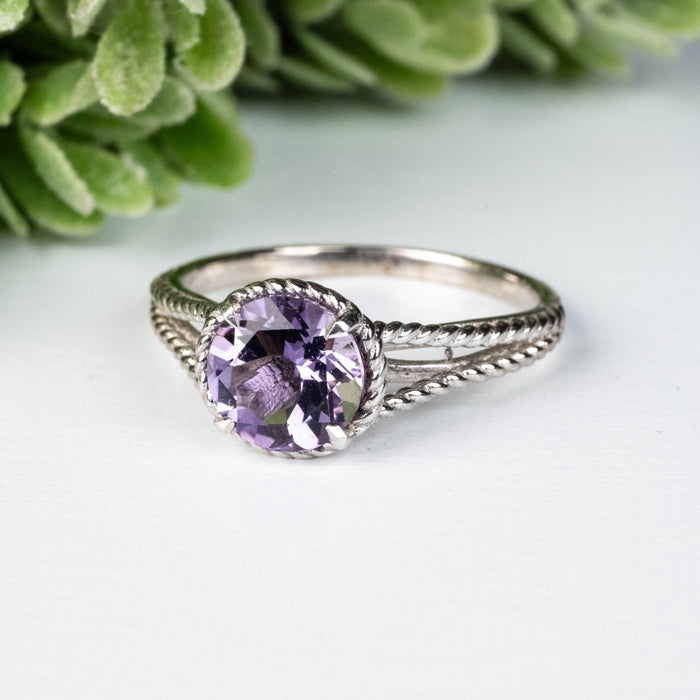 Amethyst Ring 7.85mm Size 10