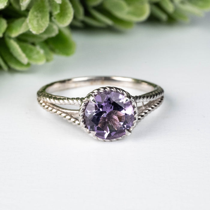 Amethyst Ring 7.85mm Size 10