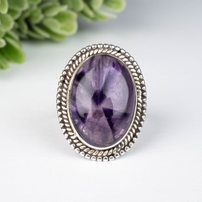 Amethyst Ring 18x13mm Size 7.5