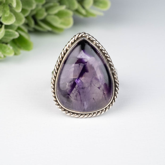 Amethyst Ring 20x16mm Size 7.5