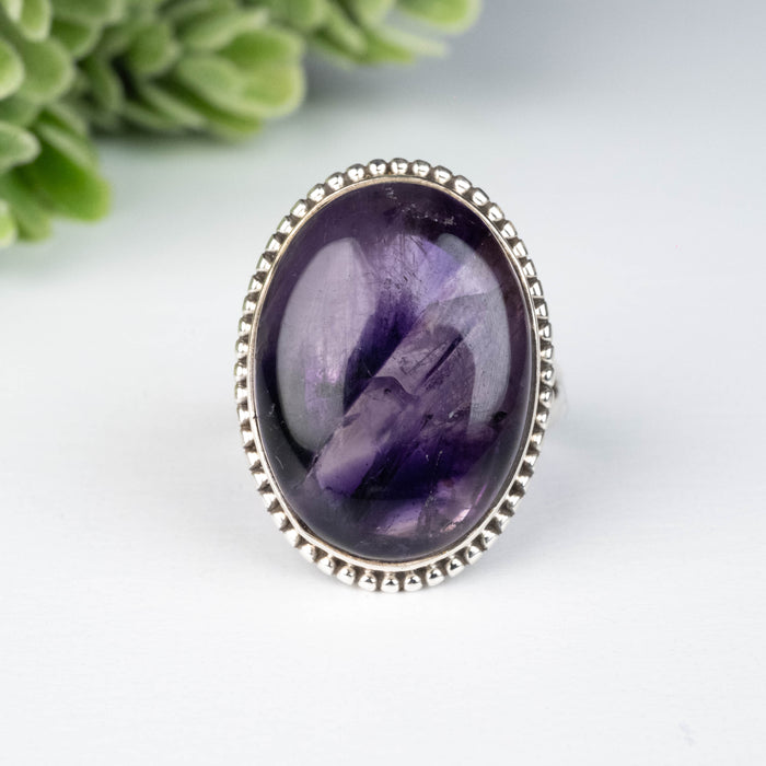 Amethyst Ring 21x16mm Size 7.5