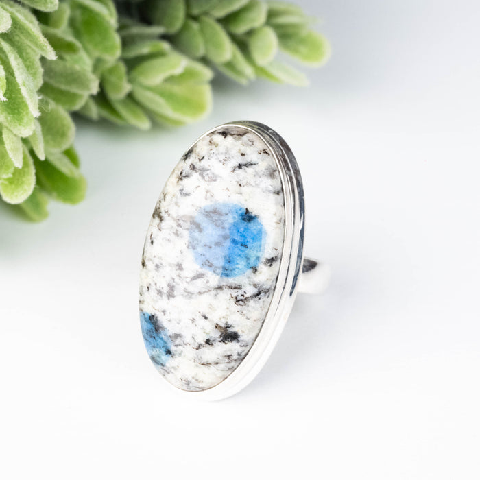 K2 + Jasper Ring 27x14mm Size 6