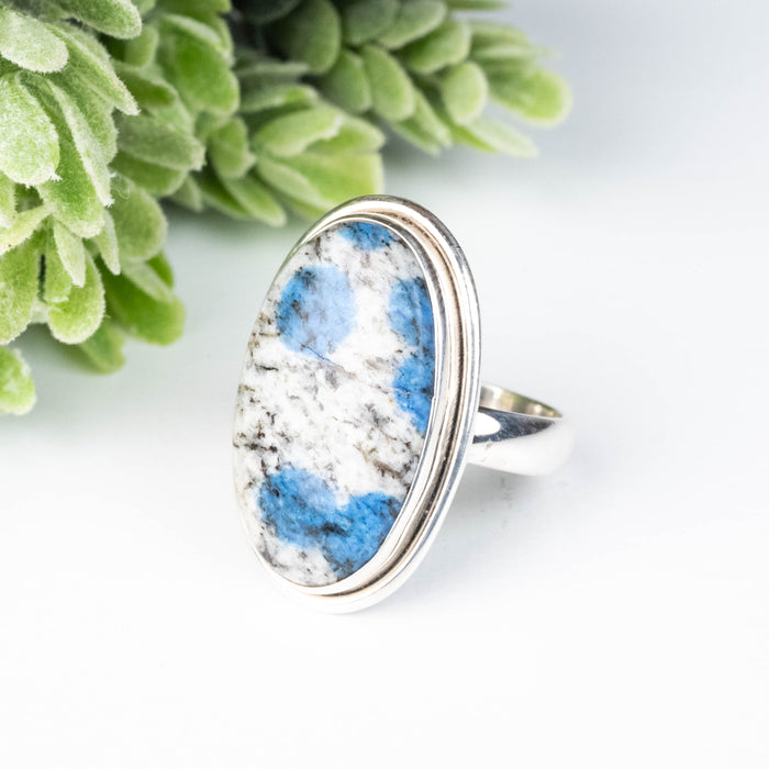 K2 + Jasper Ring 24x14mm Size 8