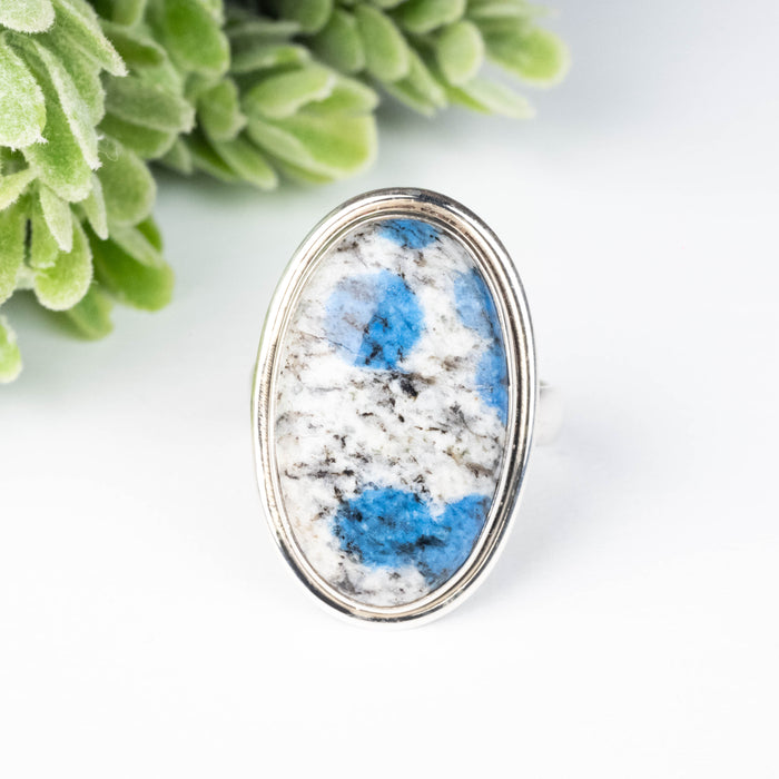 K2 + Jasper Ring 24x14mm Size 8