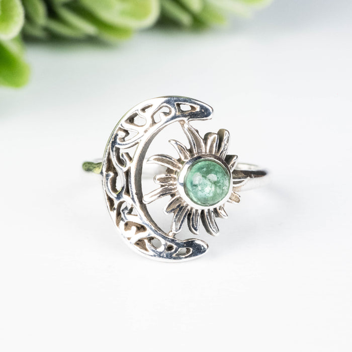 Emerald Ring 4.5mm Size 6