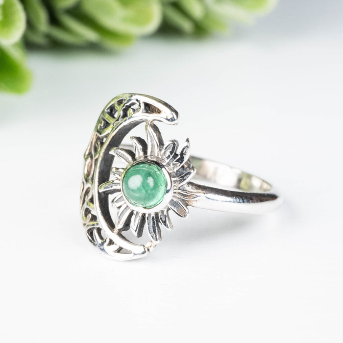Emerald Ring 4.5mm Size 7