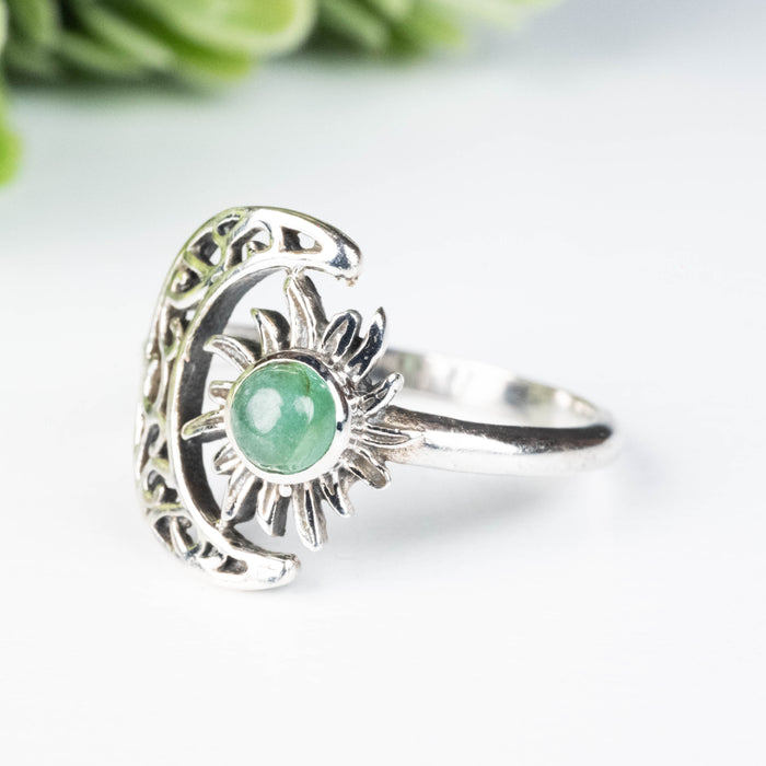Emerald Ring 4.5mm Size 8