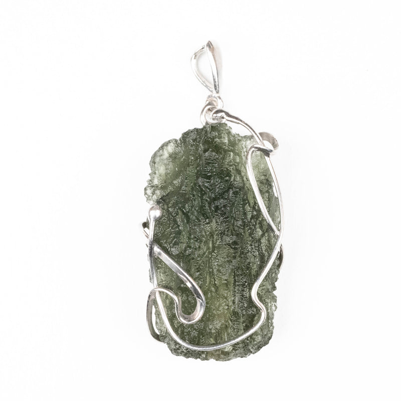 Moldavite Pendant 8.38 g 42x18mm - InnerVision Crystals